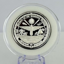 1986 Marshall Islands Pandanus Fruit 1/2 Dollar .999 Silver Proof 1/2 oz picture