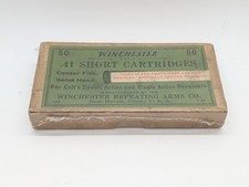 Vintage Antique Winchester .41 Short Cartridge Empty Ammunition Box picture