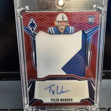 Panini Phoenix 2025 Tyler Warren Colts RC Patch Auto /99 RPS-TWN picture