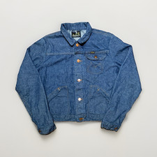 Maverick Vintage Men's Blue Jean Jacket Made in USA Size S 70s Era picture