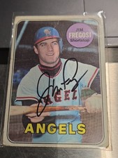 Signed Autographed 1969 Topps Baseball Card #365 Jim Fregosi California Angels picture