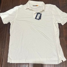 Cremieux Men's Performance White Polo-shirt Size L picture