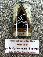 Circa 1950's Beautiful  BLATZ Flat Top Beer Can BLATZ BREWING MILWAUKEE, WIS. picture