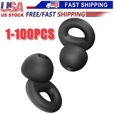 Reusable Silicone Ear Plugs Noise Cancelling Earplugs Protector Study Sleep Swim picture