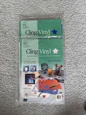New Grafix Cling Vinyl 6 Sheets 8.5