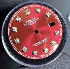Rolex Quickset DateJust 36 Custom Red Dial For Ref. 16234 16014 116234 picture