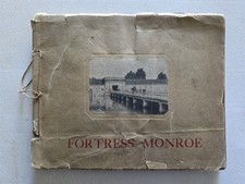 Fort Monroe Virginia Antique Book Portfolio of Photos c 1895, 22 Photogravures picture