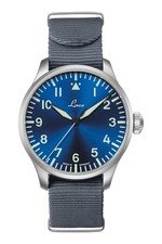 Augsburg Blaue Stunde 42 Blue Dial Type A / Gray Nylon Strap Blue Dial Wristwatc picture