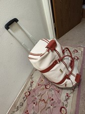 Luhxe Snow W/Red Garment Travel Luggage Bag 2.0 Carry-On Suitcase With Rollers picture