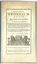 American Revolution / George III Parliamentary Act London 1790 1st Edition picture
