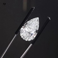 3.00 Ct Pear Cut Loose Lab Grown CVD Diamond D Color VVS1 Clarity Certified picture