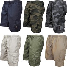 Mens Cargo Shorts Multi-Pocket Utility Outdoor Hiking Work Summer Casual Pants picture