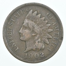 1902 Indian Head Cent AC Average Circ picture
