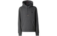 Burberry Clarendon Check Pullover Hoodie Charcoal Gray 8036283 Size XS picture