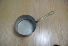 Vintage Made in France / The Bridge Company Copper  saucepan.  6 1/2