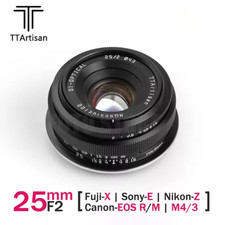 US TTArtisan 25mm F2 Wide Angle APS-C Lens For Fuji X Mount X-A1 X-M1 X-T1 X-H1 picture