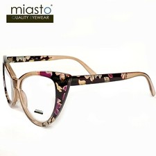(SPECIAL OFFER) MIASTO VINTAGE BIG CAT EYE SEXY READING GLASSES CHEATERS +2.50 picture