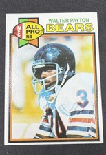 1979 Topps Walter Payton #480 **stain on back** picture