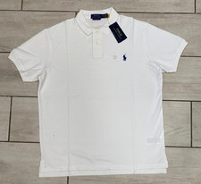 NWT Polo Ralph Lauren Men’s Custom Slim Fit Mesh Polo Shirt -Olive,White   S-2XL picture