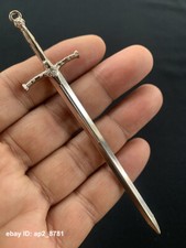 1/12 Metal Medieval Sword For Knights Warrior Horseman 6