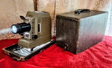 Vintage SVE School Master SM-1 35mm Roll Film Filmstrip Slide Projector Works picture