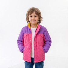 Kids 90s Retro Colorblock Windbreaker | Oliver Tree Inspired Rave Jacket picture