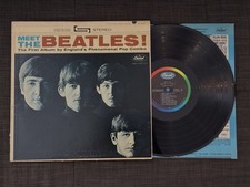 Meet The Beatles 1964 Vinyl LP Stereo 1st Press NO BMI ASCAP CREDITS ST2047 picture