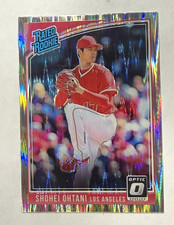2018 Panini Donruss Optic Shohei Ohtani Rookie Card #176 Shock Prizm VAR picture