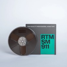 RTM SM911 Reel to Reel Analog Recording Tape ¼” Plastic Trident 1200ft Ø7
