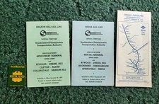 Vintage Northeast Railroad & Transit Timetable Lot (4 Pieces, 1970–1972) picture