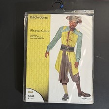 Spirit Halloween A24 Backrooms Pirate Captain Clark Adult Costume Size XL picture