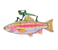 Vintage 1990s Rainbow Trout Insulated Tote Bag – Salamander Graphix – UNUSED  picture