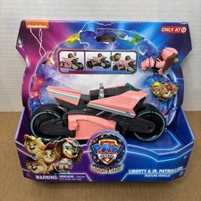 Paw Patrol Liberty & Jr. Patrollers Feature Vehicle Mighty Movie Edition picture