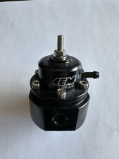 AEM ELECTRONICS 25-302BK Universal Adjustable Fuel Pressure Regulator Black picture