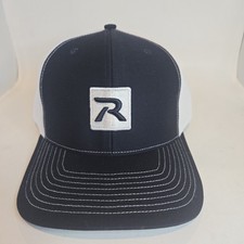 Richardson 312 Adult Navy White 3D Embroidery Twill Back Trucker Hat Cap picture