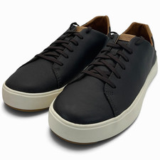 Olukai Lae'ahi lli Men's Size 10 Dark Java Leather Sneakers NIB picture