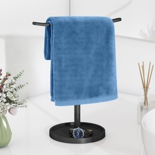 STWWO Hand Towel Holder 12.4 IN, Black picture