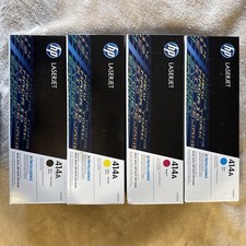 Genuine HP 414A LaserJet Toner Set W2020A W2021A W2022A W2023A New Sealed picture