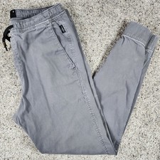 Hollister Skinny Jogger Mens M Gray Advanced Stretch Excellent picture