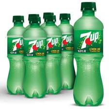 7UP Caffeine Free Lemon Lime Soda Pop, 16.9 fl oz, 6 Pack Bottles picture