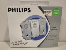 Philips SBC BA300 Portable Travel/Home Audio Speaker System NEW in Box picture