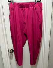 LIVI for Lane Bryant Women's Plus 18/20 Pink Jogger Pants Pull-On Pockets picture