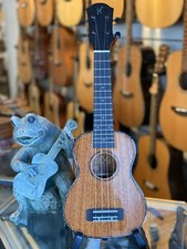 Kamehameha Ukulele KS-19 Soprano Solid Top Mahogany High Gloss W/BAG/TUNER/STRAP picture