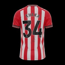 Granit Xhaka Sunderland 2025-26 Hand Signed Home Shirt  picture
