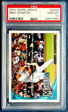 GIANCARLO MIKE STANTON 2010 TOPPS UPDATE BASEBALL #US50 RC ROOKIE PSA 10 MARLINS picture