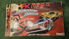Tomy Aurora AFX Thunderloop Thriller Slot Car Set w/ 2 Cars Tested  picture
