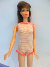 Vintage 1966 Twist n Turn Barbie Doll Japan Swimsuit Cover TNT #1160 Brunette picture