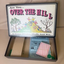 Vintage 1986 Over The Hill Board Game The Game Works Inc Party Game Retro 80s picture
