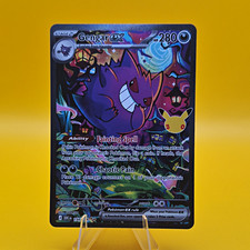 Gengar EX 154/128  Full Art Holo  EN  30th celebration  picture