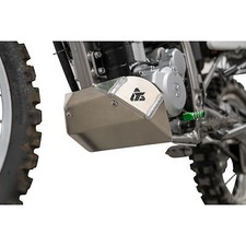 New-Tusk Aluminum Skid Plate Silver–Fits: Kawasaki KLX250S/KLX300 2006–2026 picture